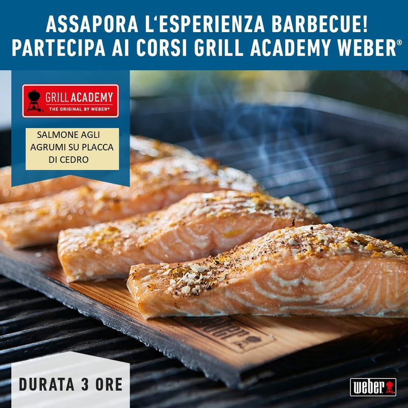 Carica immagine in Galleria Viewer, Nella Grill Accademy WEBER di Roma "SPECIAL EDITION WINE" Corso di BBQ "FISH AND GRILL" sabato 9 Maggio 2026 ore 10,00 un Menù di Pesce al BBQ!!! STRAORDINARIO con l' assistenza ed i consigli di un SOMMELIER