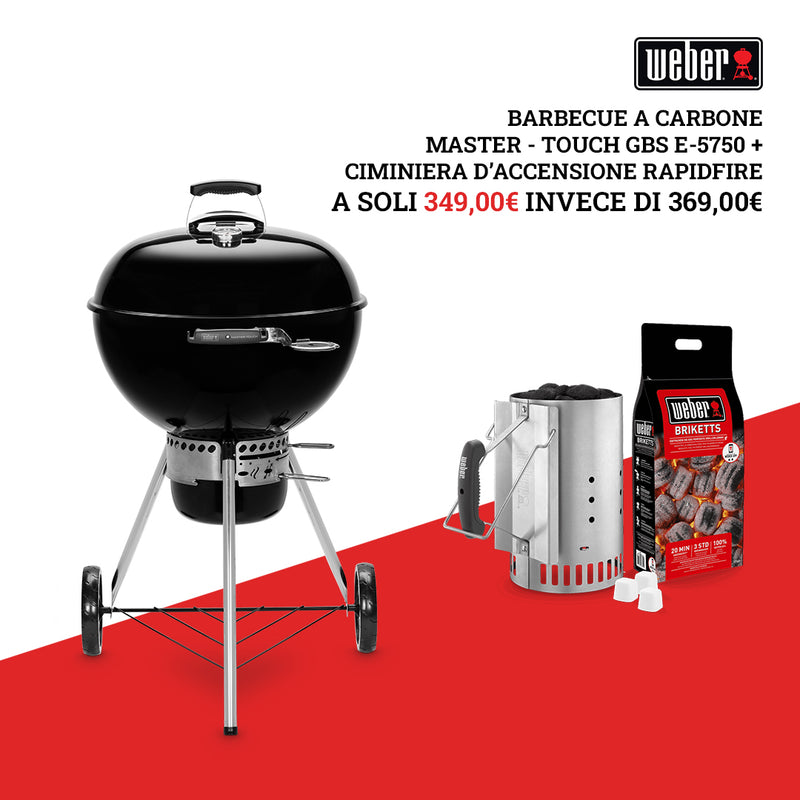Carica immagine in Galleria Viewer, Barbecue a carbone Master-Touch GBS E-5750 - 57 cm + kIT  ciminiera in Omaggio  SOLO IN NEGOZIO!!
